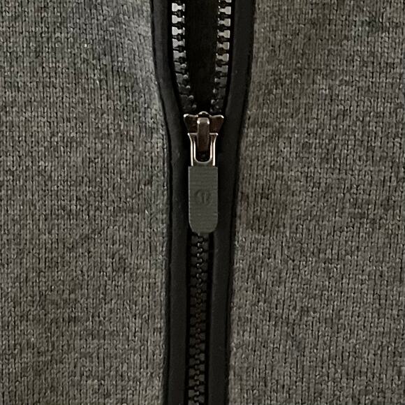 lululemon Fleece & Thank You Womens 6 Grey Black Pullover Athleisure Workout - Picture 3 of 10